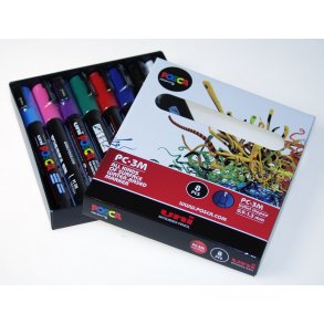 Uni Posca PC-3M St 8 stk